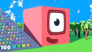Learn Counting 1 to 100 with Numberblocks | 12345 Numbers Song for Kids | 1234 Number Names