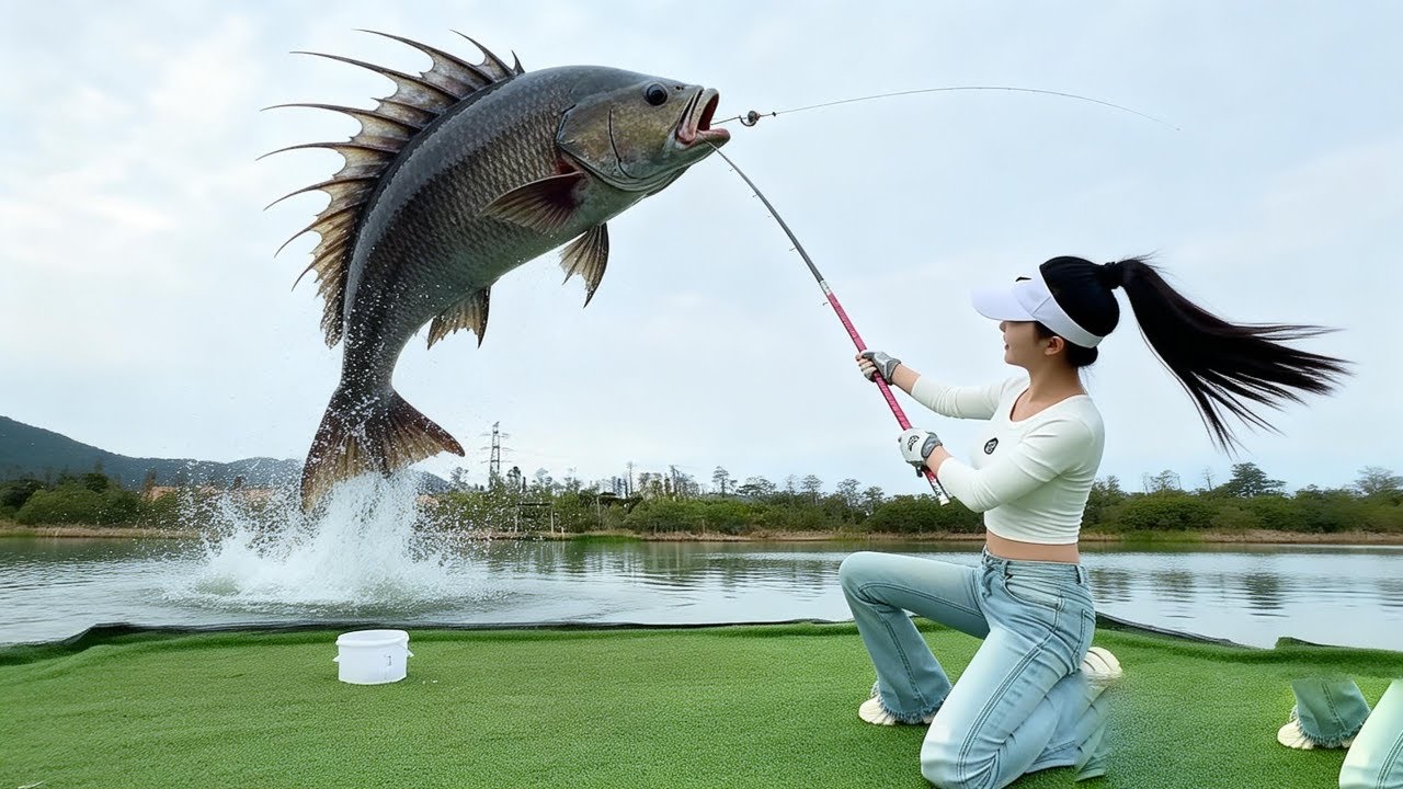 五百块一杆钓大龙趸，看我今天是否能整个一石二鸟#原来钓鱼才是抖音运动顶流 #2025dou来钓鱼 #女钓友 #钓鱼 #趣钓娱