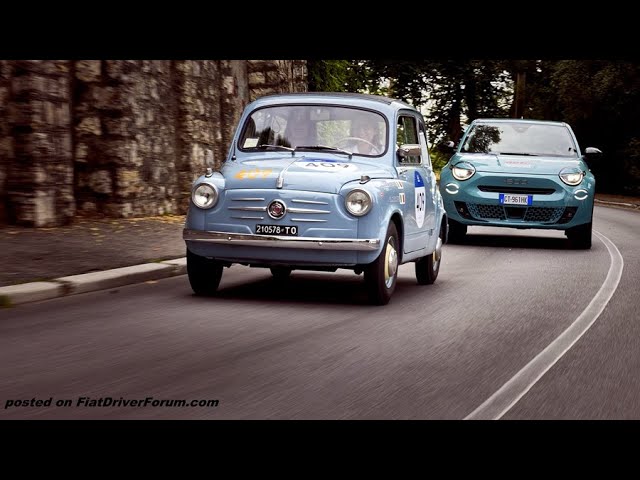 Classic Fiat 600 at the 2025 Mille Miglia - YouTube