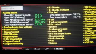 Maxxecu sensors flickering with only ignition on