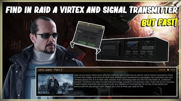 FIND IN RAID A VIRTEX AND SIGNAL TRANSMITTER - EFT - PEACEKEEPER TASK LEND LEASE PART 2 - 12.11