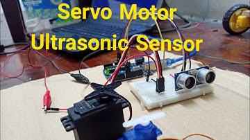 How to use ultrasonic sensor with servo motor