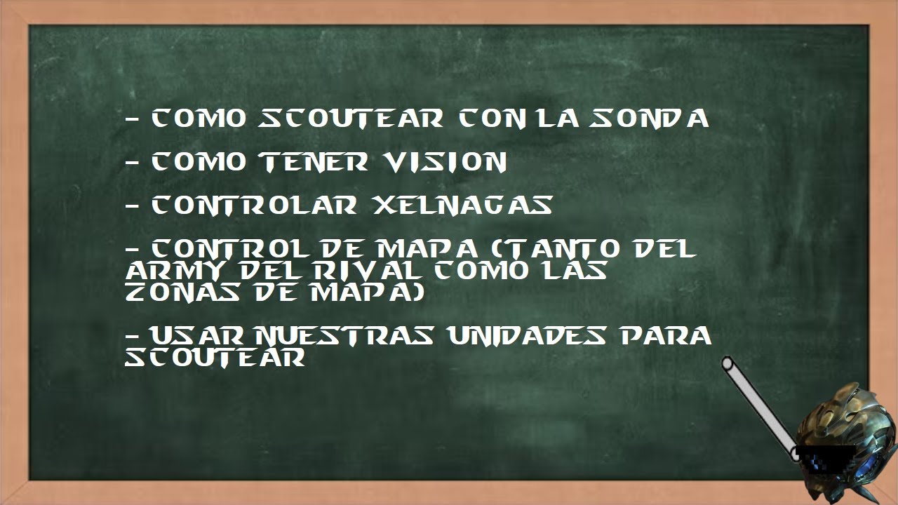 Como hacer scout con PROTOSS contra todas las razas 