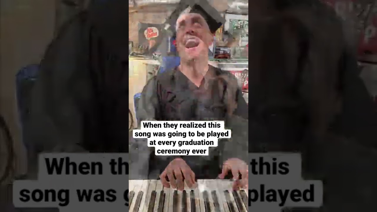 Guarda When they realized this song was going to be played at every graduation ceremony ever. #music #funny su YouTube Guarda When they realized this song was going to be played at every graduation ceremony ever. #music #funny su YouTube