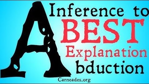 Abduction (Inference to the Best Explanation)