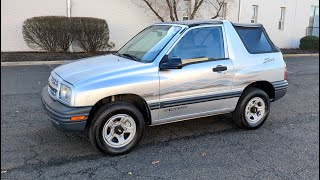 4K Review 1999 Chevy Tracker Sport 4x4 5-Speed Manual 49K Miles Virtual Test-Drive & Walk-around by Cars Trucks Buses 1,089 views 4 months ago 13 minutes, 50 seconds