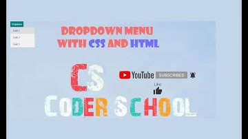 Menu déroulant avec HTML et CSS