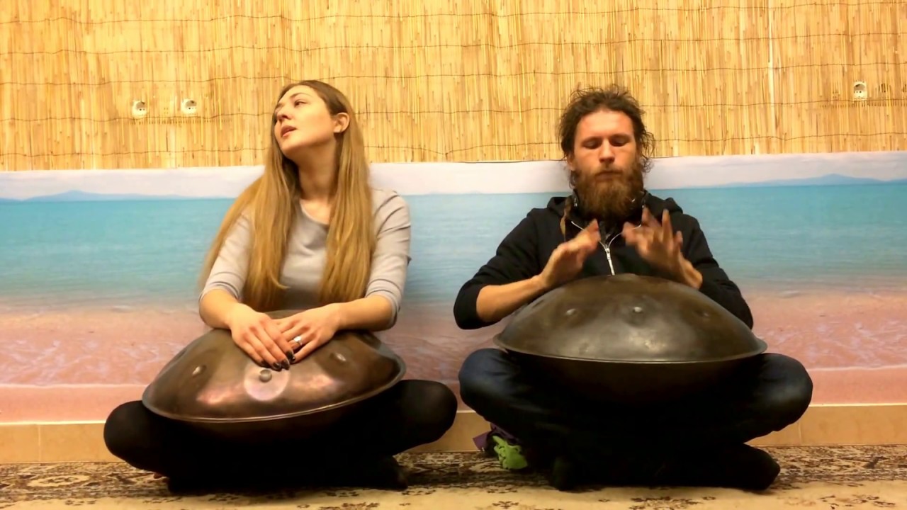 Pasha Aeon & Yasya Krutova - Dolinushka, Handpan & Voice, HD 2017