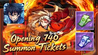 Moonlit Breath Shadows Opening 740 Summon Tickets Moonlit Breath Shadows Demon Slayer Game