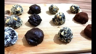 Cevizli, Kuru Meyveli Çi̇kolata Toplari Ister Kakao Ister Ceviz,Çikolata.. Kaplamalı