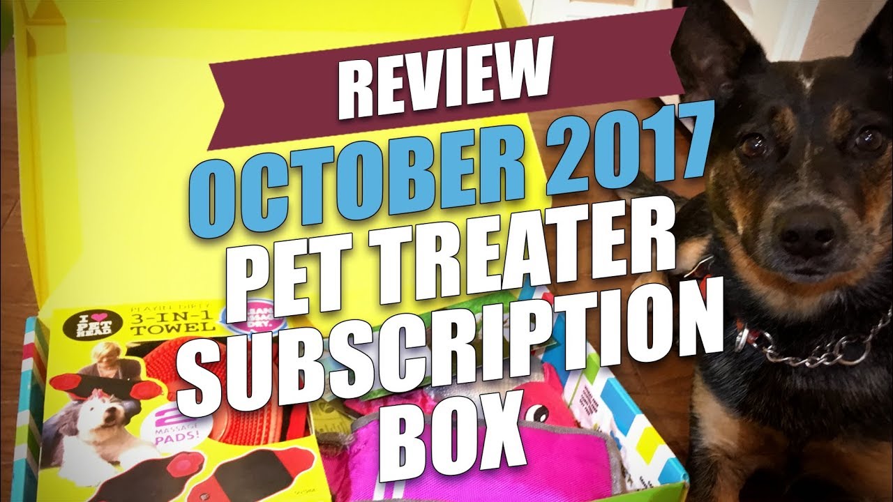October 2017 Pet Treater Subscription Box Review