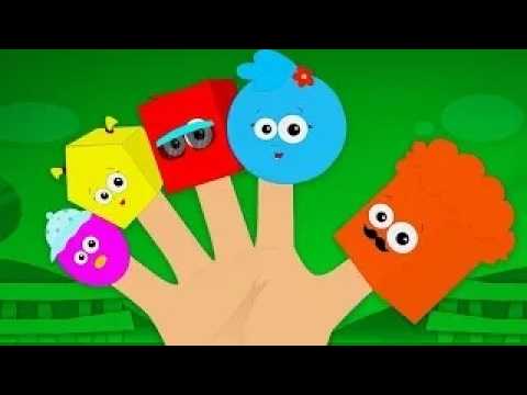 Shapes Finger Family, Learn Shapes and Preschool Song for Children - LIVE