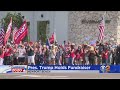 Thousands Of Trump Supporters Line Streets In Newport Beach To Welcome The President