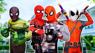 What If All Spider-Man in 1 HOUSE ? || Hey KID SPIDERMAN, Help TEAM SPIDERMAN Destroy Joker   MORE