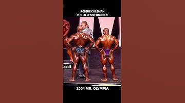 RONNIE COLEMAN CHALLENGE ROUND 2004 MR. OLYMPIA. #shorts #gym #bodybuilding