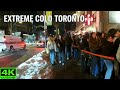 【4K】Extreme Cold Friday Night Walk ❄️ | Toronto Before the Snowstorm | King St West (January 2026)