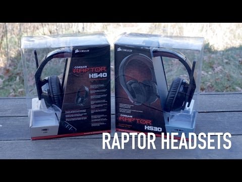 Corsair Raptor HS30 & HS40 Gaming Headsets | Overview & Test