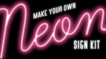 ArtSkills Make Your Own Neon Sign Kit | Instructional Video