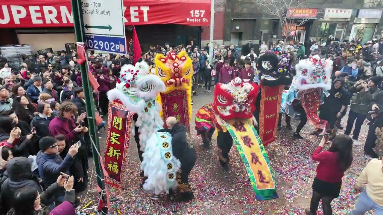 NandoNYC: Chinatown Lion Dance parade P2