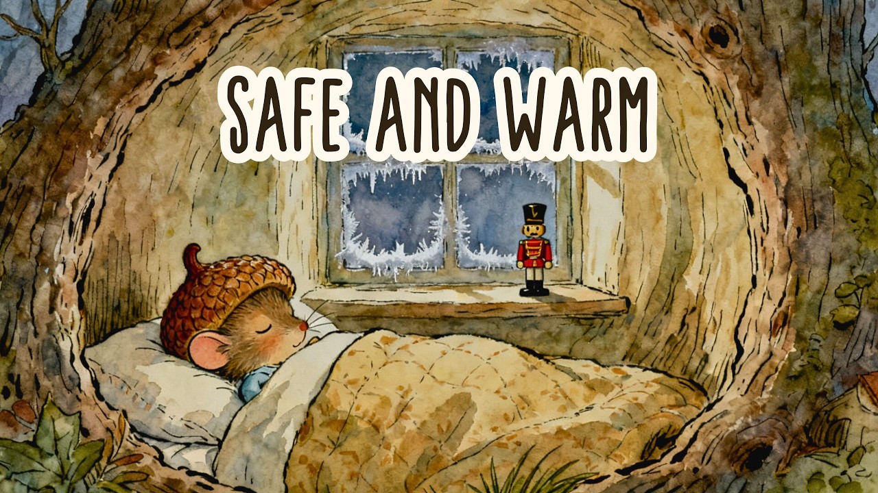 A Quiet Winter Night ❄ Cozy Storybook Folk Music | The Quiet Village