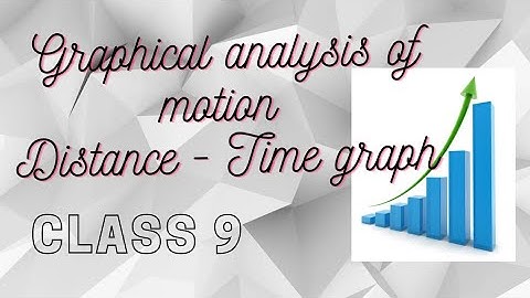 Graphical analysis of motion | Distance - Time Graph | Class 9 | Physics | Explain in Urdu