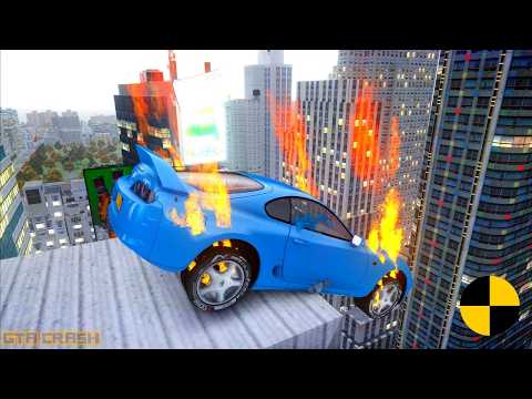GTA 4 CRASH TESTING REAL CAR 807