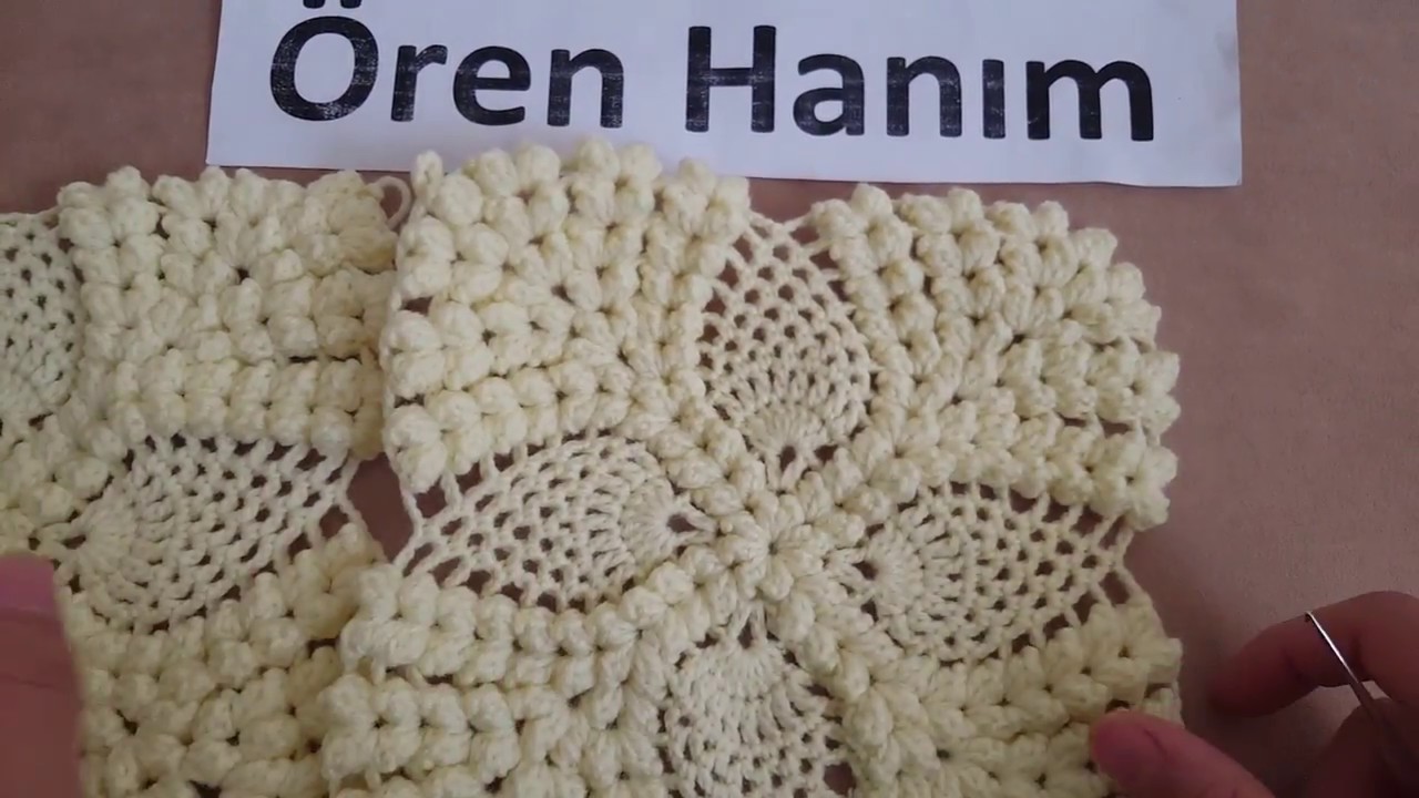 Popcorn Bademli Motif Yapımı