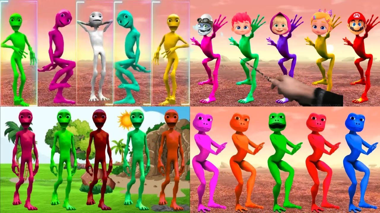 GREEN ALIEN DANCE BATTLE --- DAME TU COSITA BATTLE ---- DAME TU COSITA