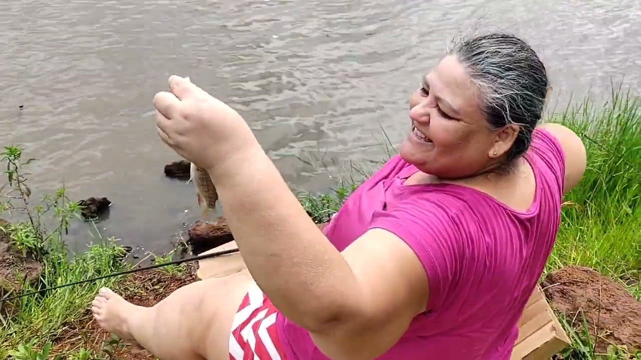 PESCA  MANGAS E  MUITOS LAMBARI .. HOJE DEU BOM