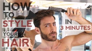 How to style your hair in 3 minutes