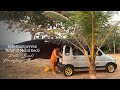 SOLO CAMPING | TIDUR DI MOBIL KECIL | ANGIN KENCANG DAN DEBURAN OMBAK | PARTA BEACH | CAMPERVAN