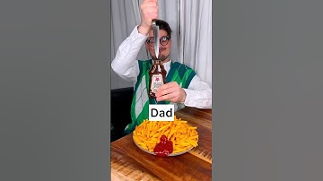 How to open KETCHUP properly? Like mom and dad?😎❤️🍟| CHEFKOUDY