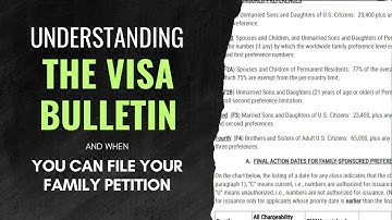 Visa Bulletin: Filing Date vs Final Action Date Explained
