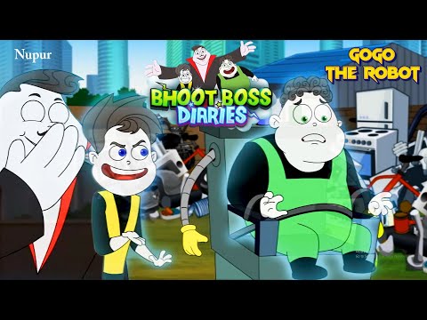 Pakela की Magical Machine 🤖 ने Thakela के उड़ा दिए होश I Moral Stories For Kids  I Bhoot Boss Diaries
