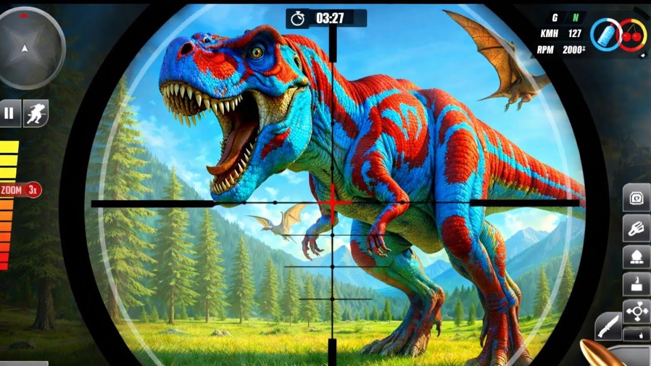 dino hunter 3d games