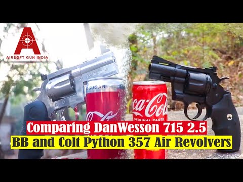 Colt Python vs. Dan Wesson 2.5 Inch 715 - Airgun Showdown