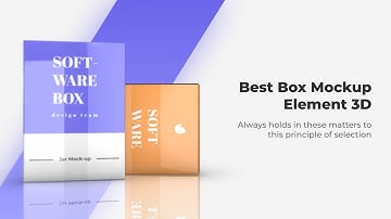 Software Box Mockup Video - After Effects Template