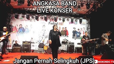 Detik-detik Konser Angkasa band Bawain Lagu Jangan Pernah Selingkuh Penonton Auto Ga Mau Pulang