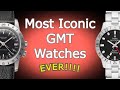 Top 5 Most Iconic GMT Watches Ever - Rolex GMT Master II + Some Non-Homage Historic GMT Watches