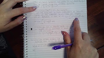 7.4 ARC LENGTH AND SURFACES OF REVOLUTION Part 1