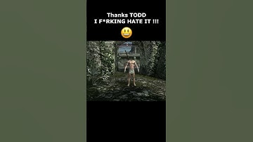 Thanks TODD, I F*RKING HATE IT !!!  😃  #skyrim #elderscrolls #shorts