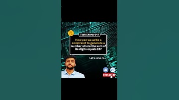 Generating Numbers with Digit Sum Constraints#vlsi #navneettechshorts#vlsitraining #systemverilog