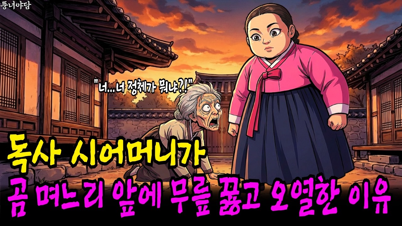 독사 시어머니 길들인 곰 같은 며느리의 정체 | 야담·민담·전설·설화·옛날이야기