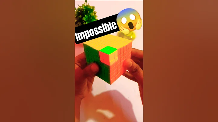 7×7 Corner Twist Solved By AI 😱 #viral #rubikscube #solving #shorts 😊😊