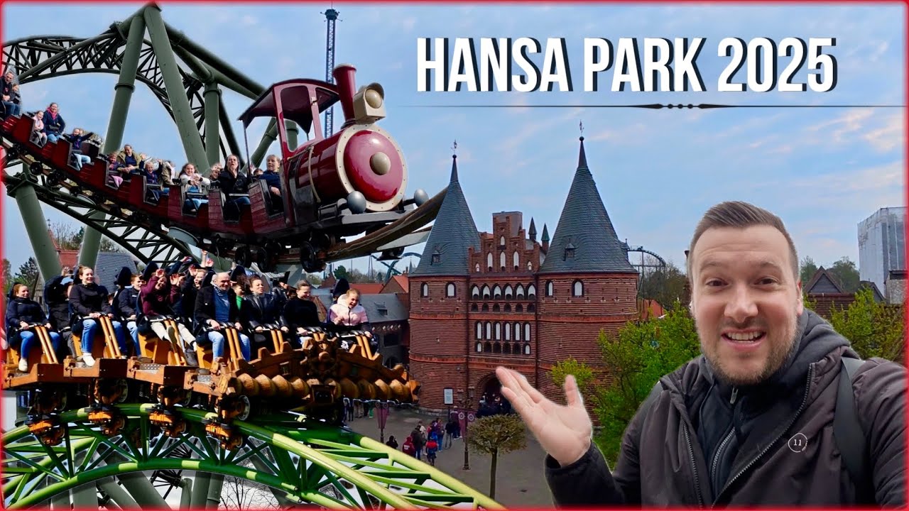 HANSA-PARK 2025 - EPISCHE ACHTERBAHNEN direkt am MEER! Deutschlands einziger Freizeitpark am Meer