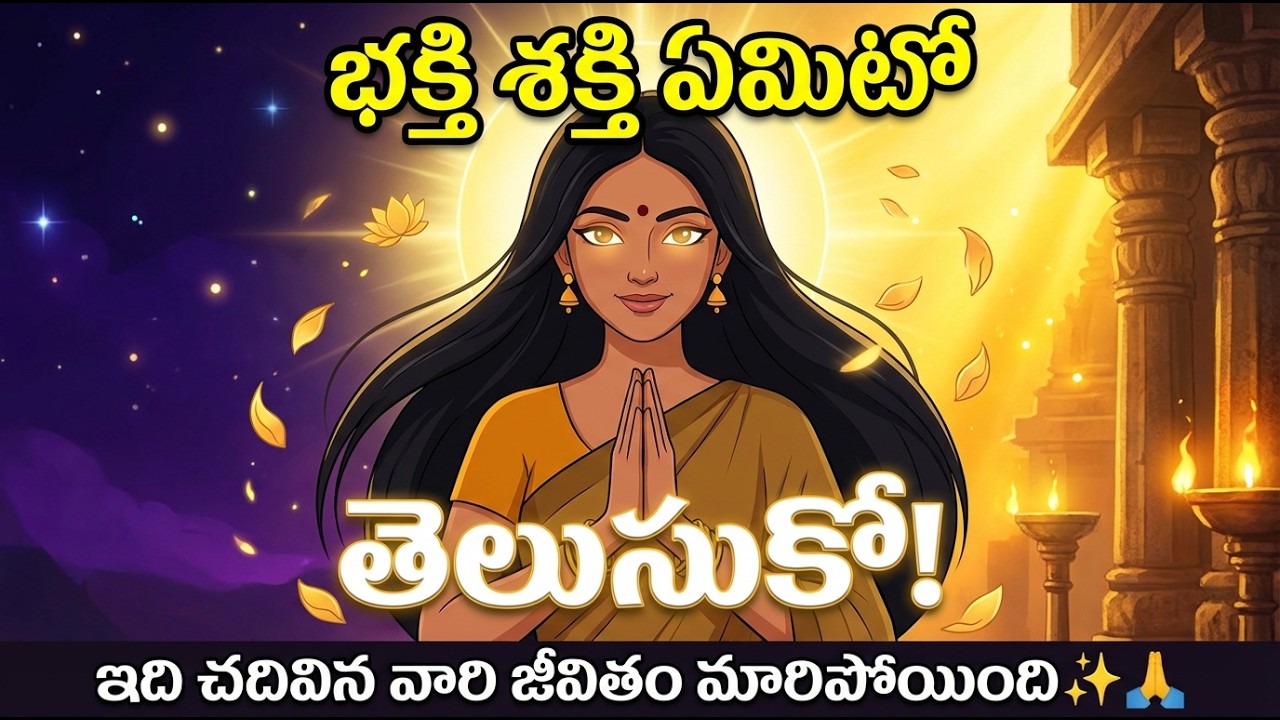 భక్తి ఉన్న చోట భయం ఉండదు — ఇదే జీవిత సత్యం 🙏