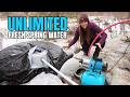 Off Grid Water System | Our Spring to Cabin Setup