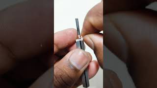 How to make soldering iron using pencil #shorts