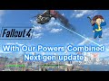 With our powers combined  next gen update   testing new enclave heavy lasers turrets  fallout 4