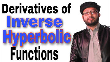 Derivatives of Inverse Hyperbolic Functions | Differentiation | Differentiation in calculus